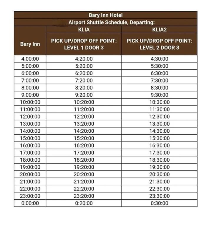 Bary Inn, Klia & Klia2 - 24 Hours Free Airport Pick-Up Sepang Eksteriør billede